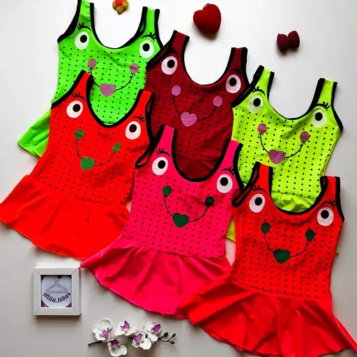 مایو دخترانه طرح قورباغه ضدکلر