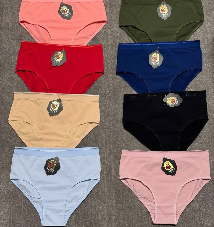 شورت زنانه کش پهن پنبه سوپر اعلا برند اصلی نارین بسته ۱۲ عددی