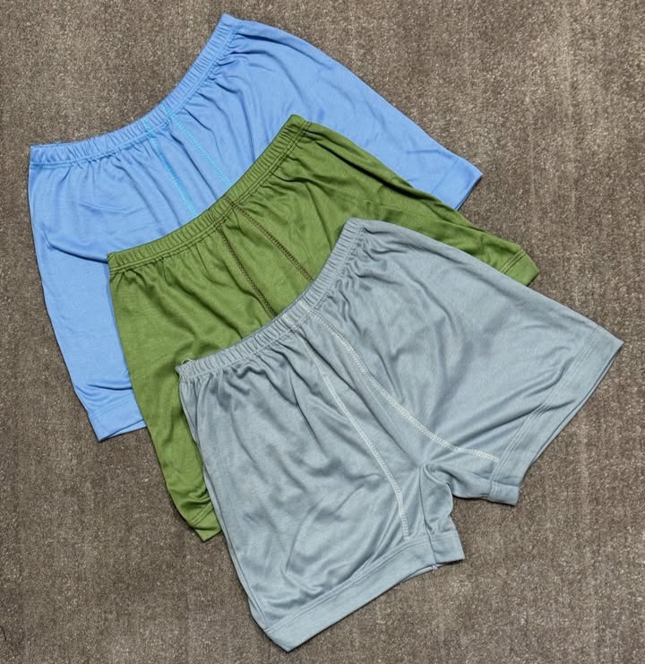 شورت مردانه نیم پا سوپر نخی بسته ۱۲ عددی